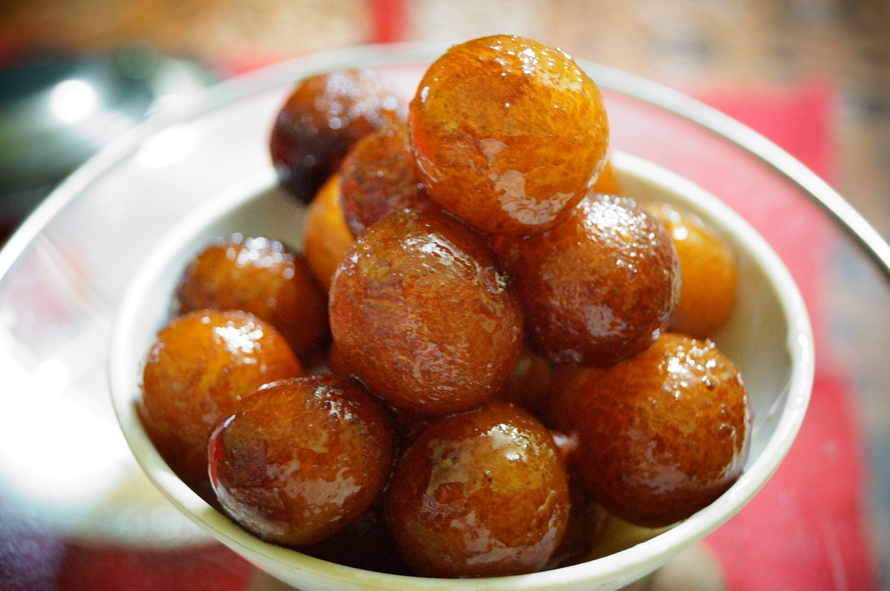 sweet gulab jamun