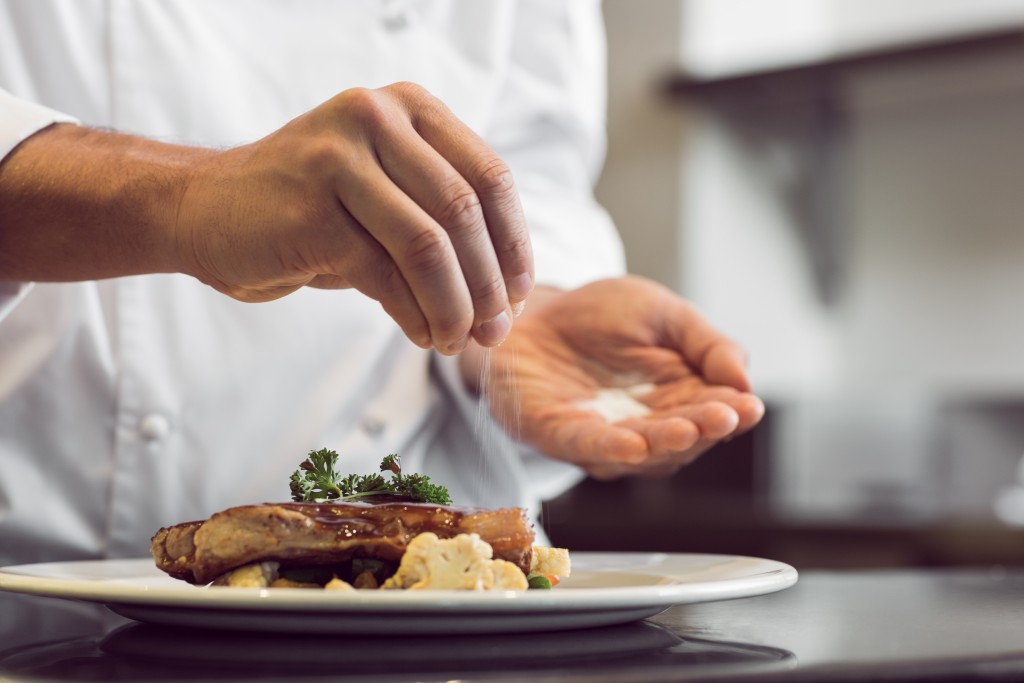 Chef plating